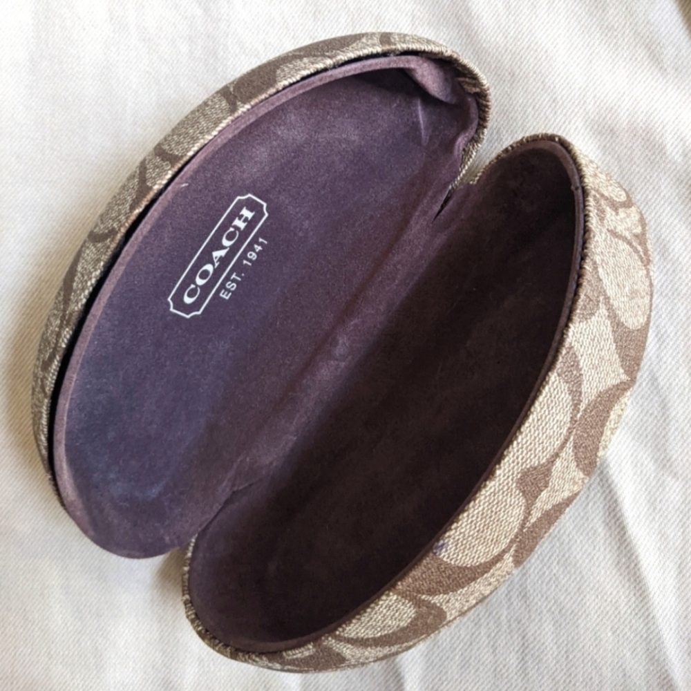 Coach sunglasses logo case - Picture 4 of 7